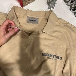 Essentials Large Collared T Shirt